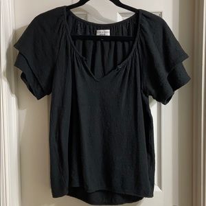 Madewell Flutter Sleeve top